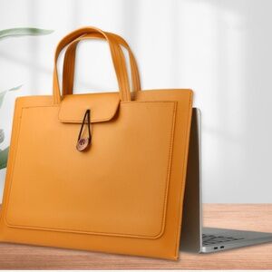 Waterproof Large Capacity PU Leather  Laptop Computer, iPad Bags